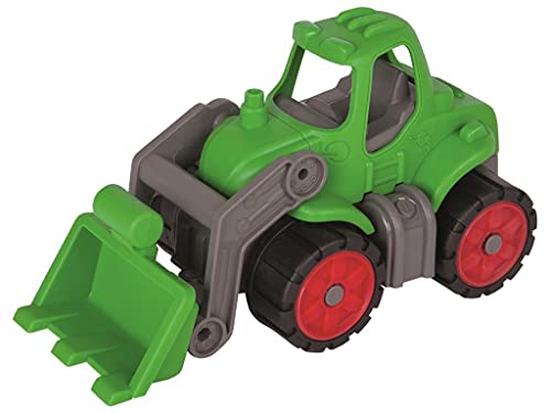 BIG - Power-Worker Mini Traktor - Fahrzeug geeignet als Sandspielzeug und für das Kinderzimmer, Reifen aus Softmaterial, perfekt für unterwegs, für Kinder ab 2 Jahren