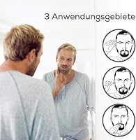 Beurer HR 2000 Präzisionstrimmer zur Korrektur und zum Trimmen von Augenbrauen, Nasen- und Ohrhaaren, inkl. Kammaufsatz und abnehmbarem Schneidaufsatz – Ansicht 4