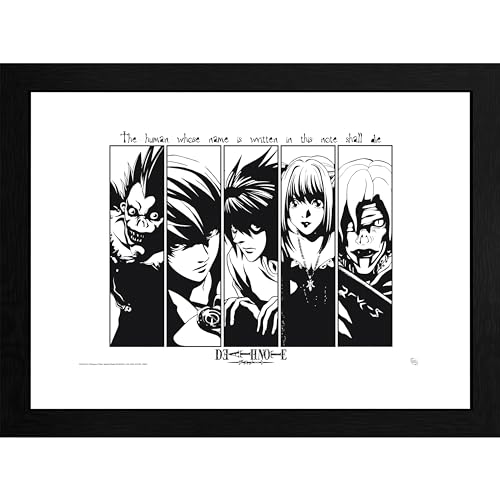 Death Note Cadre Suspects pour Sublimer Votre Bureau de Collectionneur