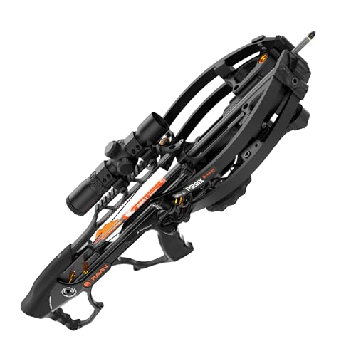RAVIN R26X Crossbow Package - High-Performance Black Compact Bow with Silent Cocking Crank and Illuminated Scope - 400 FPS, Lightweight, Pre-Assembled, Ambidextrous - Ideal for Archery & Hunting by RAVIN - Used condition - US$1498.11