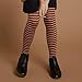COTTON DAY 2 Pack Little Kids Girls Soft Cotton Fashion Tights Design Stripes Pattern 4-6 Years Stripes Size 6