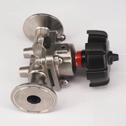 Vanne à membrane 19 mm pour régulation de débit précise sur circuit tri-clamp 1.5"