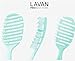LAVANPRO New York Flex Detangling Hair Brush (Turquoise)