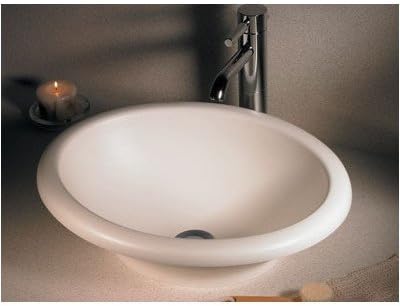 Swanstone TR01815HL.168 Classics Hilo Vessel Bathroom Sink, Baby'S Breath