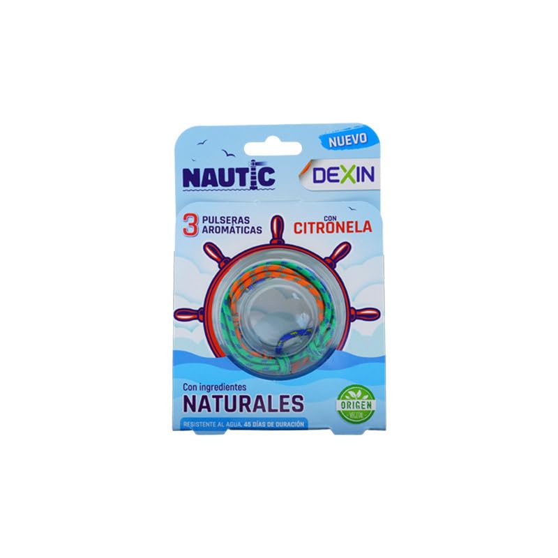 DEXIN NAUTIC 3 PULSERAS AROMATICAS CON CITRONELA