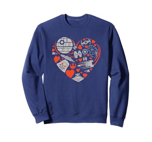 Sweat Star Wars Valentine Heart exprimez votre passion pour la galaxie