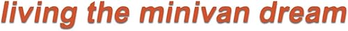 Living The Minivan Dream - Calcomanía de vinilo para computadora portátil de 8 x 1 pulgadas (naranja)