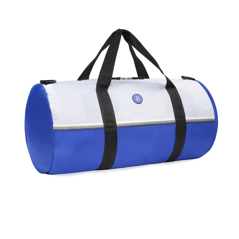 Image of Aeropostale Duo Unisex Polyester 38L Gym Bag Duffel - White
