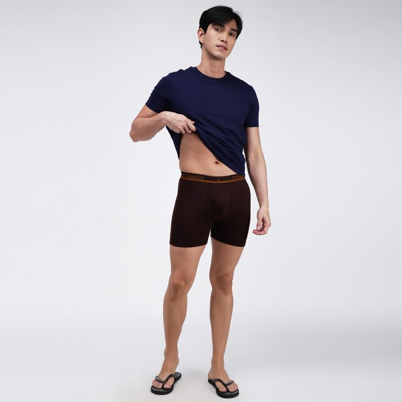 Image of Amul Comfy Men's Trunk Underwear | Soft Outer Elastic | Soft Waistband | Breathable Comfortable Innerwear | Pack of 10 | Color May Vary