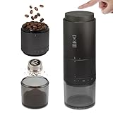 ONE SECOND 【ワンランク上の美味しさ】【エスプレッソ対応】 電動コーヒーミル 38段階 ステンレス刃 臼式 自動停止 タッチ操作 コードレス 水洗い可能 LINCS リンクス