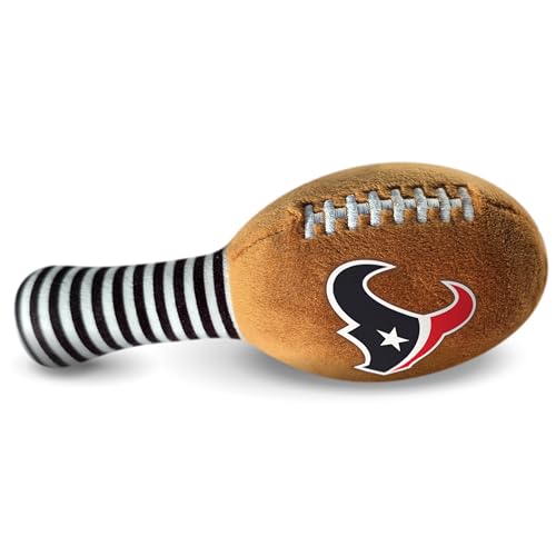 Smilo NFL Plush Football Rattle - Houston Texans