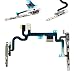 Produktbild XMITEC Powerflex für iPhone 8 - Power An Aus Volume Stummschalter Laut Leise Button Knopf Blitz Flexkabel -VORMONTIERT-