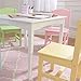 KidKraft Nantucket Kid's Wooden Table & 4 Chairs Set with Wainscoting Detail, Pastel