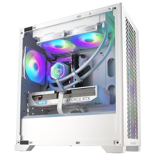Image of Cooler Master ML240 Core 2 ARGB CPU Liquid Cooler - White | Support LGA1851, LGA1700, AM5, AM4 Socket | New Dual Chamber Pump | 360mm AIO | Performance Fans | Copper Base | New Mirror Design