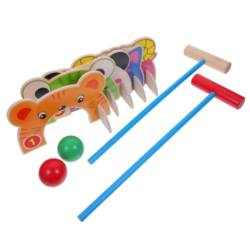 Jeu de croquet en bois pour canaliser l'énergie de votre enfant