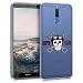 Produktbild kwmobile Huawei Mate 10 Lite Hülle - Handyhülle für Huawei Mate 10 Lite - Handy Case in Moto Club Zylinderkolben Design Weiß Rot Transparent