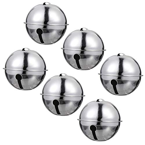 6 Sinos Jingle Bells Artesanato da EXCEART Pequenos Pratos Decorativos de Sinos para o Natal