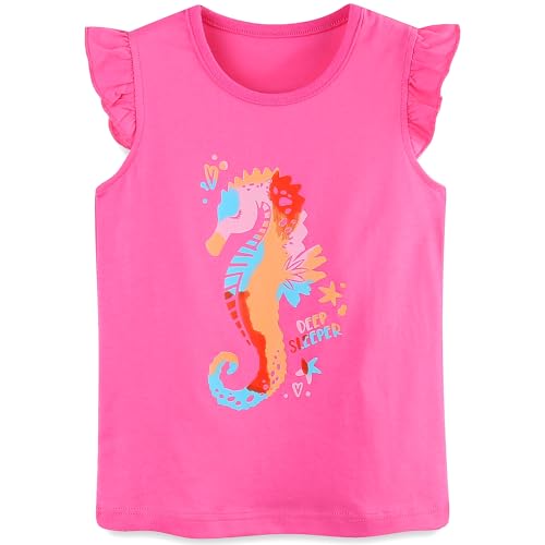 Image of Bumeex Toddler Girls Summer Outfit Cotton Top and Shorts Clothing Set