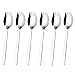 Spork 6-Pack Long Handle and Heavy Duty 18/10 Stainless Steel Sporks for Home Use and Outdoor Camping by KAISHANE