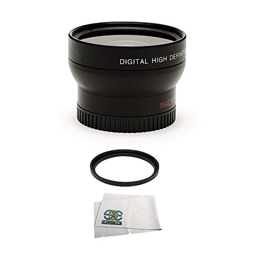 .45x Wide Angle Lens with Macro Lens for The DCR-SR68, DCR-SR88, HDR-CX110, HDR-CX150, HDR-CX300, HDR-CX350, HDR-CX500V, HDR-XR100, HDR-XR150 & HDR-XR350V Camcorders