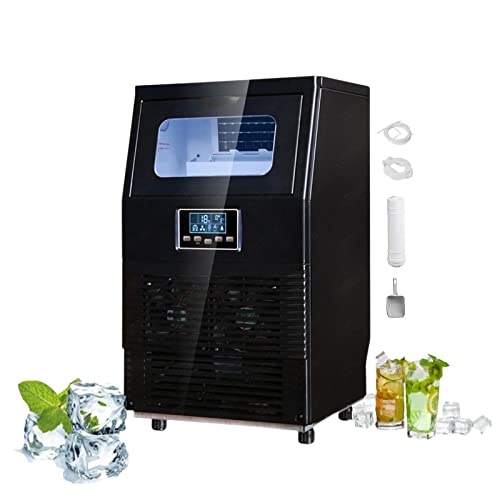 PanHuiWen Kommerzielle Eiswürfelmaschine 40 kg/24 Stunden EiswüRfelmaschine GroßE EiswüRfel Ice Maker mit LCD-Bedienfeld…