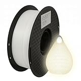 JIUFU Lithophane PLA Filament 1.75mm,Translucent White PLA for Light Diffusing &...