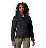Columbia Womens Benton Springs Full Zip Fleece Jacket, Black, XX-Large