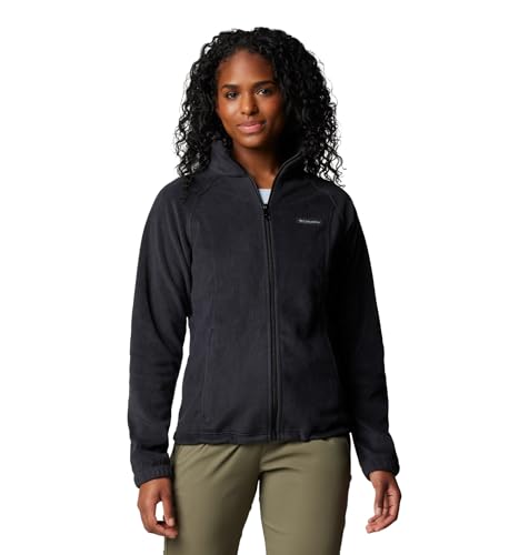 Columbia Women's Benton Springs Full Zip, Black, 2X Plus