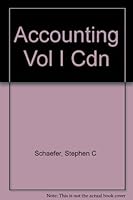 Accounting Vol I Cdn 013093268X Book Cover