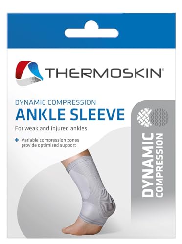 Thermoskin | Compresión dinámica Transpirable Tobillera | Para mayor comodidad y apoyo | Hombres y mujeres | L/XL