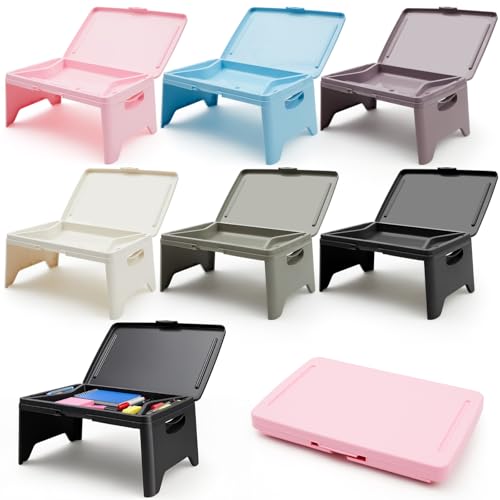 Bureau pliable lot de 6 multicolores table ordinateur portable lit devoirs - 2
