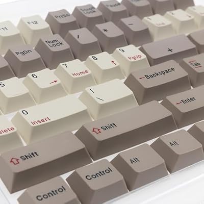 Ducky Vintage 133 Key Cherry Profile Triple Shot PBT Keycap Set