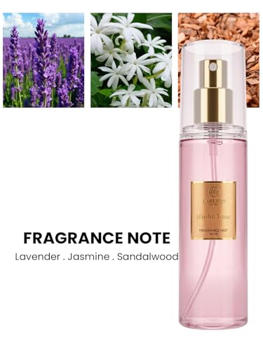 Image of Carlton London Women Gift Set of Mini Body Mist Pack of 4 (50ml Each) | Long Lasting Premium Fragrance Combo for Women & Girls | Floral & Fresh Perfume Spray Collection | Travel Friendly Gift Set