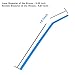 Reusable Silicone Drinking Straws - 12 Pieces Drinking Straws & Metal Stainless Steel Straws Bundle - 30oz and 20oz tumblers compatible Extra Long for Yeti/Rtic/Ozark by PINE KITCHEN CO (Pastel)