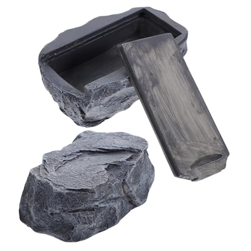 Ocultadores de llaves de roca falsos para exterior y piedra camuflaje jardín Abaodam