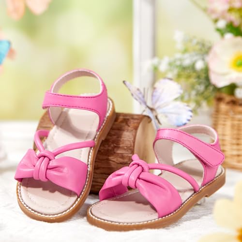 Image of Kiderence Toddler Girls Sandals Little Girls Kids Summer Shoes Toddler Sandals