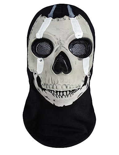 Ghost Mask Skull Full Face Mask for War Game Outdoor Sport