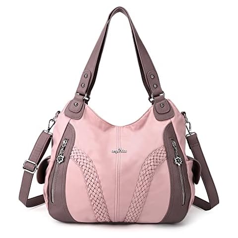 Angel Kiss Fashion Tote Bag in Nylon Pink Cover