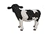 Hi-Line Gift Ltd Standing Cow Statue, Small, Black/White