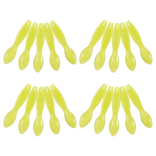 FONDOTIN 20 pezzi Cucchiaio Kiwi Pelatore Multifunzionale in Plastica Riutilizzabile Scavino Frutta Ergonomico per Sbucciare e Divider Kiwi Manico Comodo Strumento Cucina Versatile per