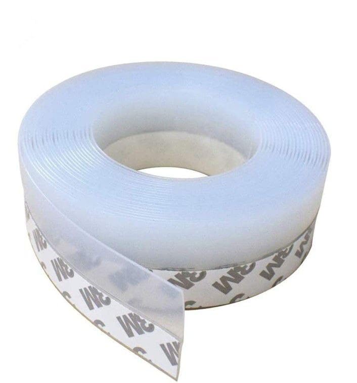 Window Seal Silicone Sealing Ganraj Tape for Door Draft Stopper Adhesive Tape for Doors Windows and Shower Glass Gaps (Transparent-45mm-3 Meter) (B0BZWHMFM2) Amazon Price History, Amazon Price Tracker