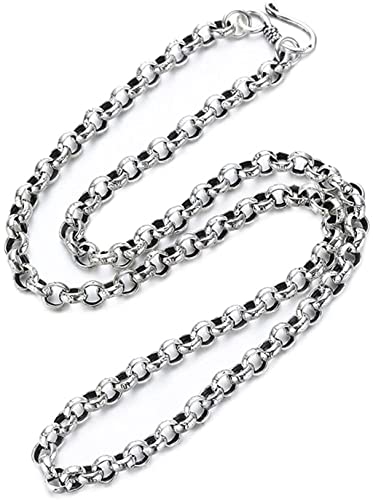 Colar de corrente de prata esterlina 925 personalizado com certificação de segurança para homens e m