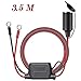 Produktbild 12V Kfz Zigarettenanzünder Verlängerungskabel 3.5Meter O-ring Staubdicht Wasserdich Auto Zigarettenanzünderbuchse steckdose mit Sicherung zum Anschluß an die Autobatterie 16AWG / 15A / 12V / 24V