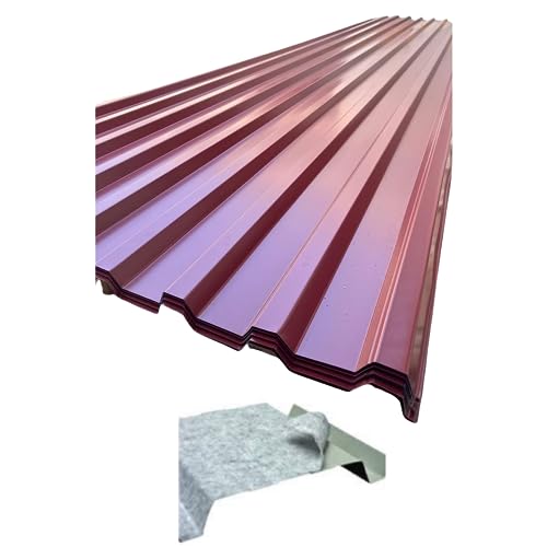 FT METALLI - Lamiera Grecata FT 95 Copertura Tettoia per Esterno Con Filtro Anticondensa - lamiera acciaio zincato - pannelli lamiera ondulata - adatti a qualsiasi superficie - RS 1000 mm