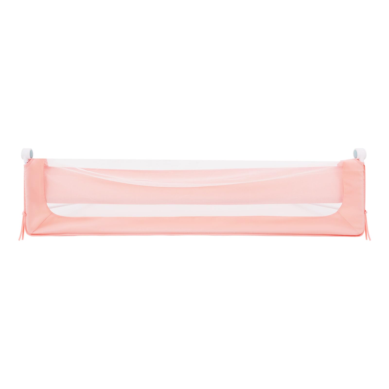 Griglia di protezione per letto pieghevole, per bambini, protezione dal letto, per bambini, 176 x 66 cm (rosa)