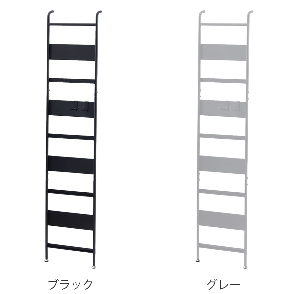 Amazon.co.jp: 収納ラック レコードラック スリム (ブラック) : ホーム