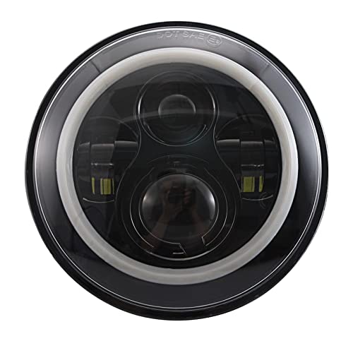 Phare avant 7" DRL clignotant pour rouler en sécurité avec votre Harley