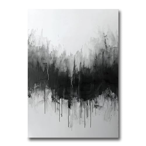 An Abstract With Gray And In The Style Of Light Leaks, Dark White And Light White, Hand-Drawn Animation, Blurred Details, Dripping Paint, Dust Piles, Poster Prints
