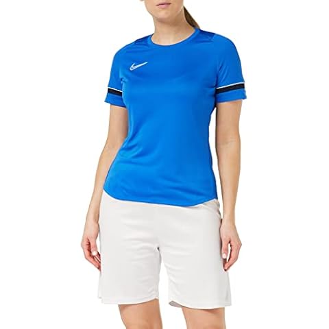 Nike Damen Academy 21 Training Top Vrouwen T Shirt, Royal Blue/White/Obsidian/White, XS EU Cover