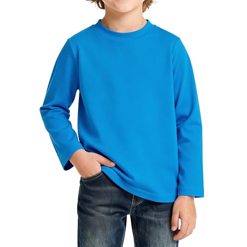Image of Magic Park 6M-14Y Baby Short Long Sleeve Tee Tops Toddler T-Shirt Kids Solid Color Shirts Boys Girls Casual Blouse